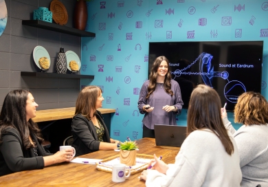 Couple standing together